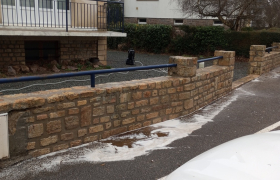 nettoyage de mur a été effectué à Valognes